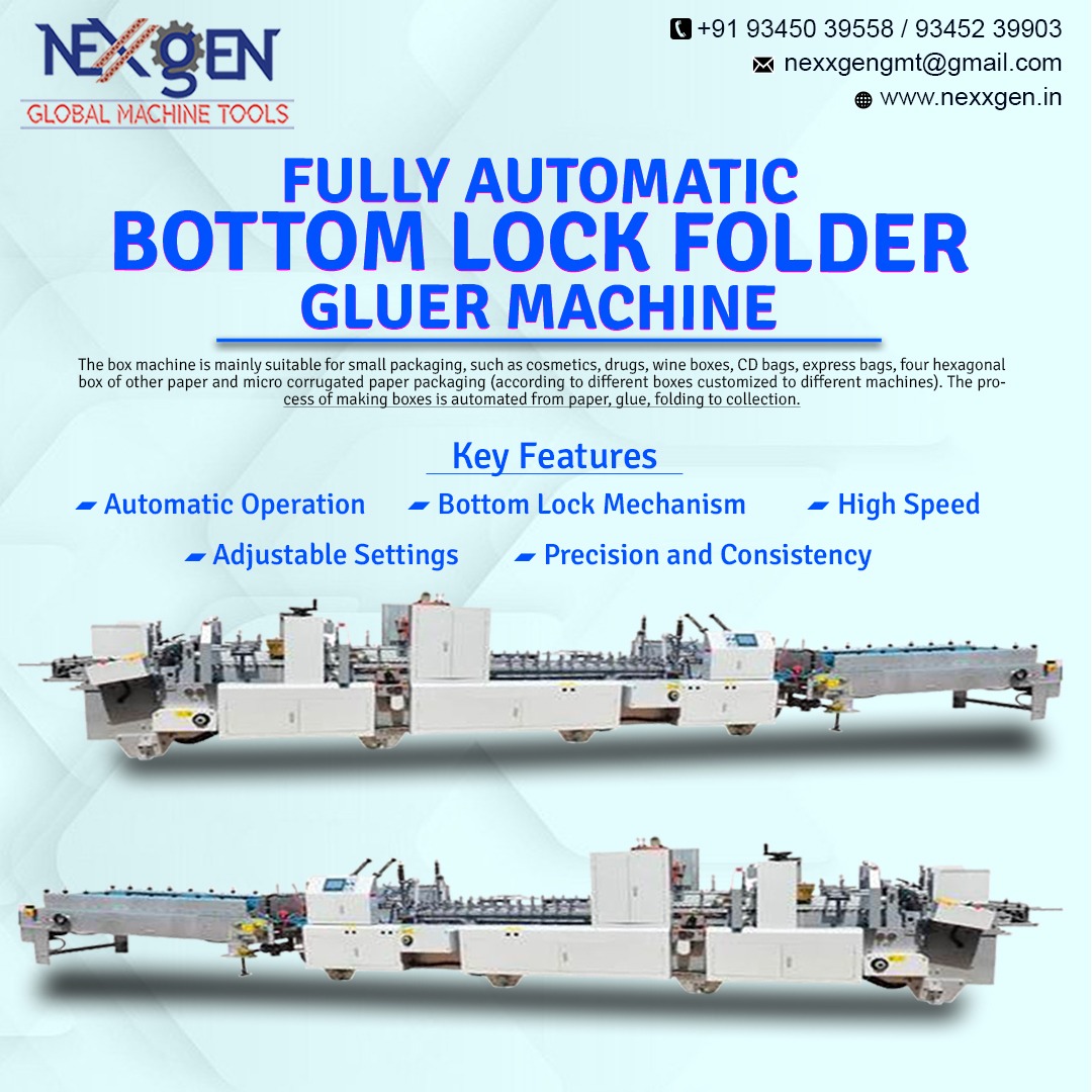 Fully Automatic Bottom Lock Folder Gluer